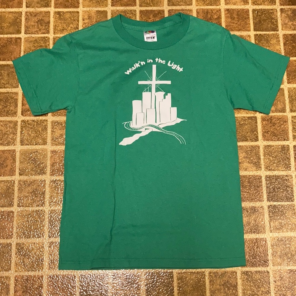 Walk’n in the Light t-shirt, size women’s small.